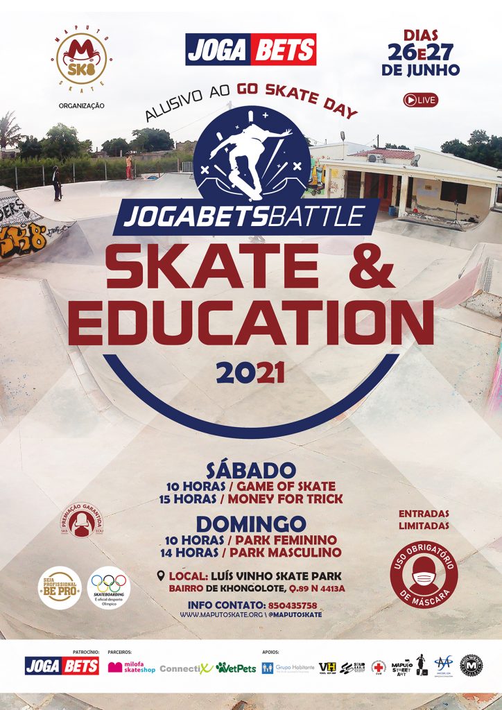 JOGABETS BATTLE SKATE & EDUCATION – Maputo Skate